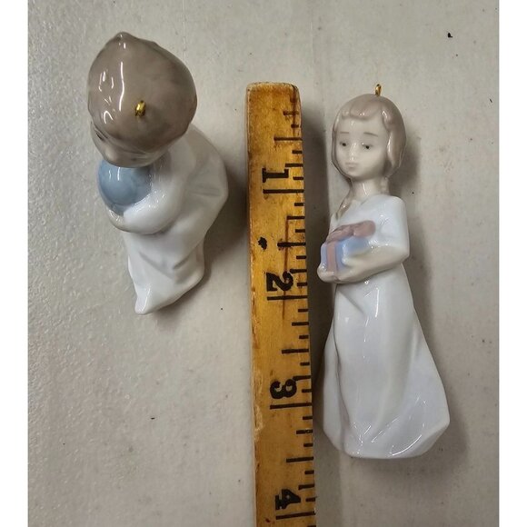 Lladro Ornament Christmas Morning 3 Figurines 5940 ln box 1992 - Picture 6 of 6